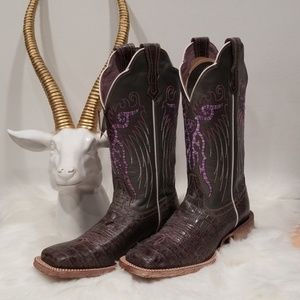 NWT ARIAT #1006845 Mesteño 7.5 B Square Toe Boots